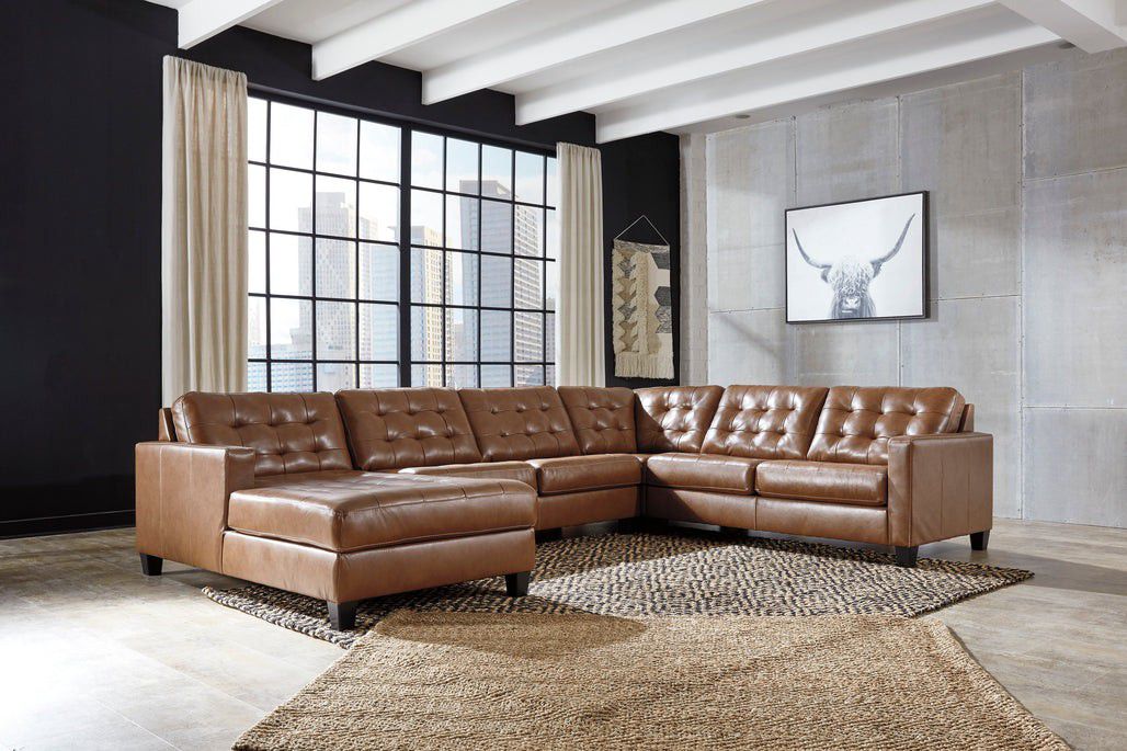 ♦️ lN STOCK ♦️Baskove Auburn Large Leather LAF Sectional
by Ashley Furniture