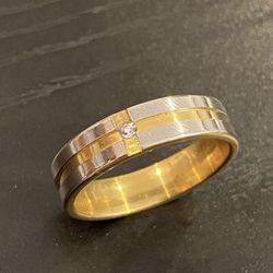 Unisex 18K Gold plated Ring - Code A57 Thumbnail