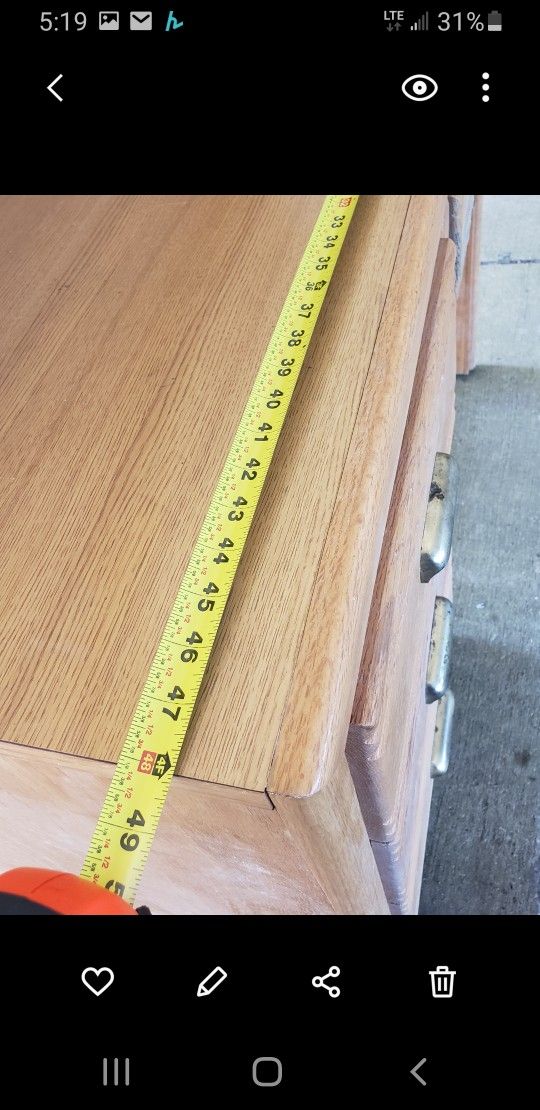 All Wood Oak Desk With Hutch