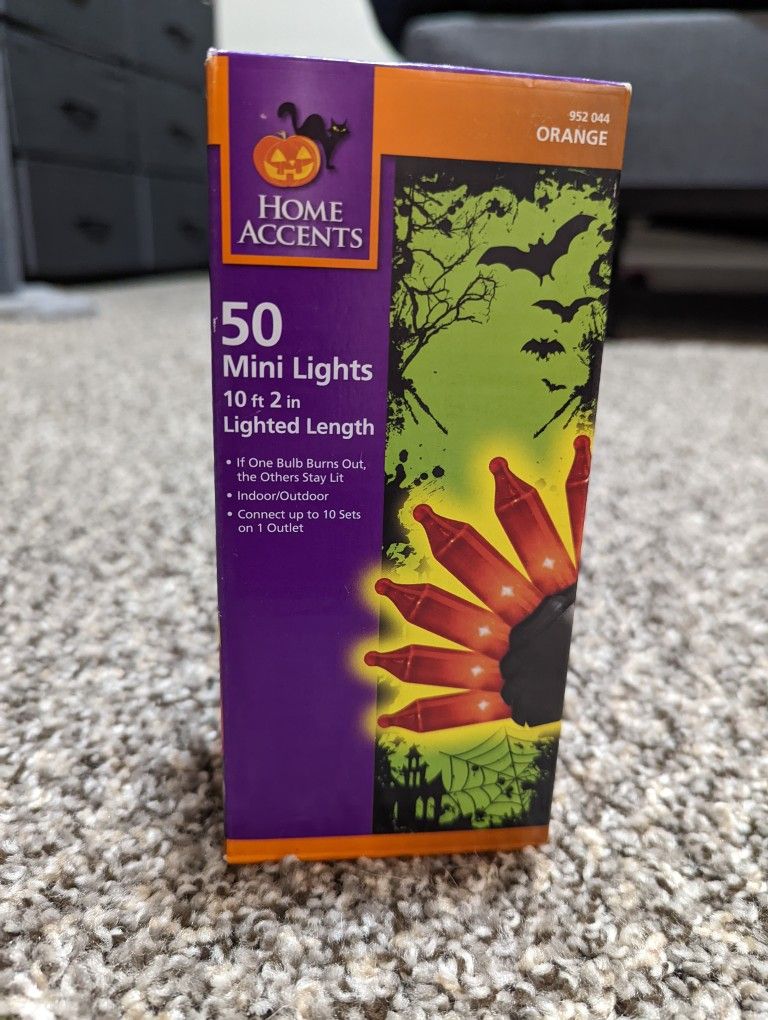 Orange String Lights