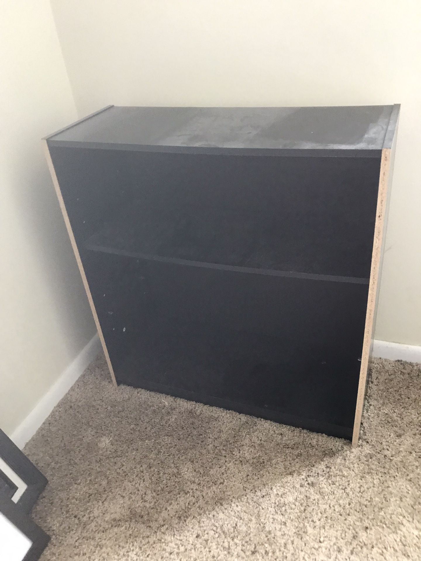 Black Wooden Bookshelf 30 Inches Width By 30 Inches Height