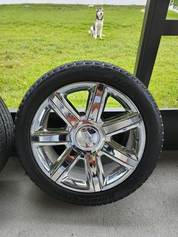 22" OEM Chrome Wheels 2016 Cadillac Escalade Luxury Thumbnail