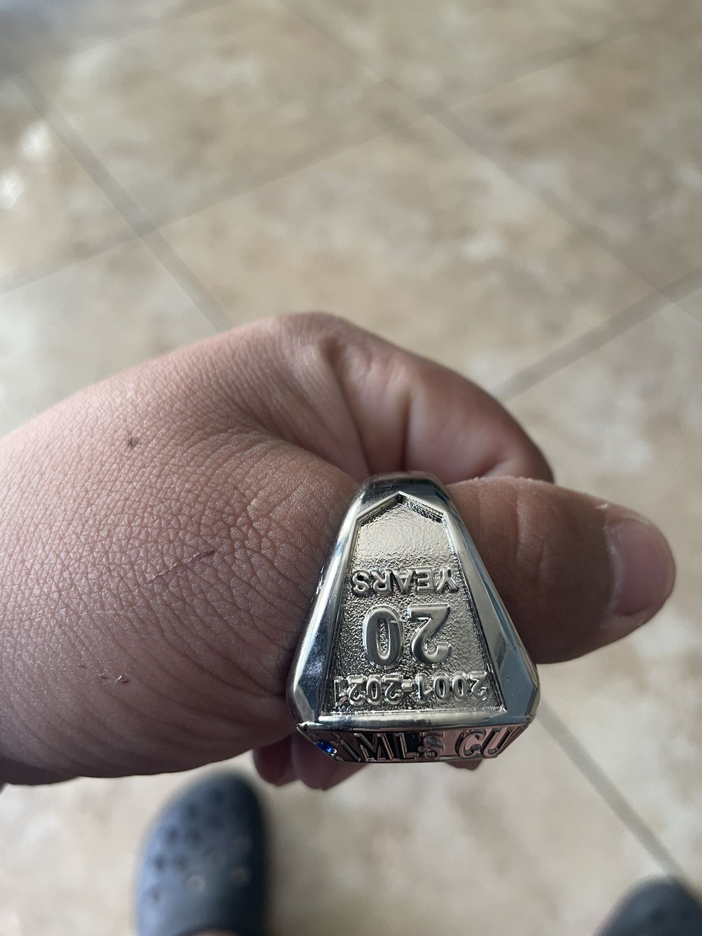 San Jose Earthquakes 2001 Championship Ring