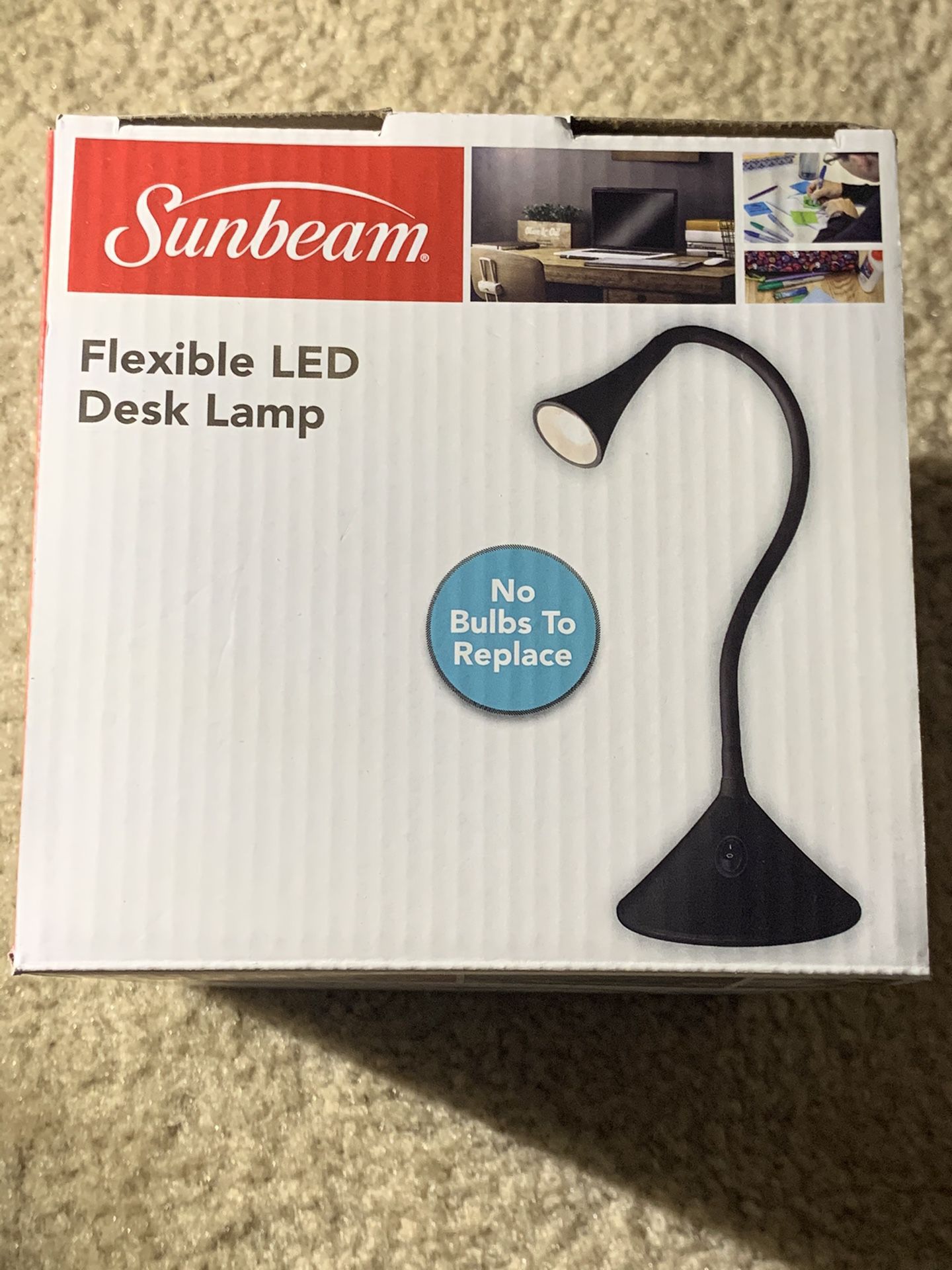 Sunbeam flexible LED desk lamp