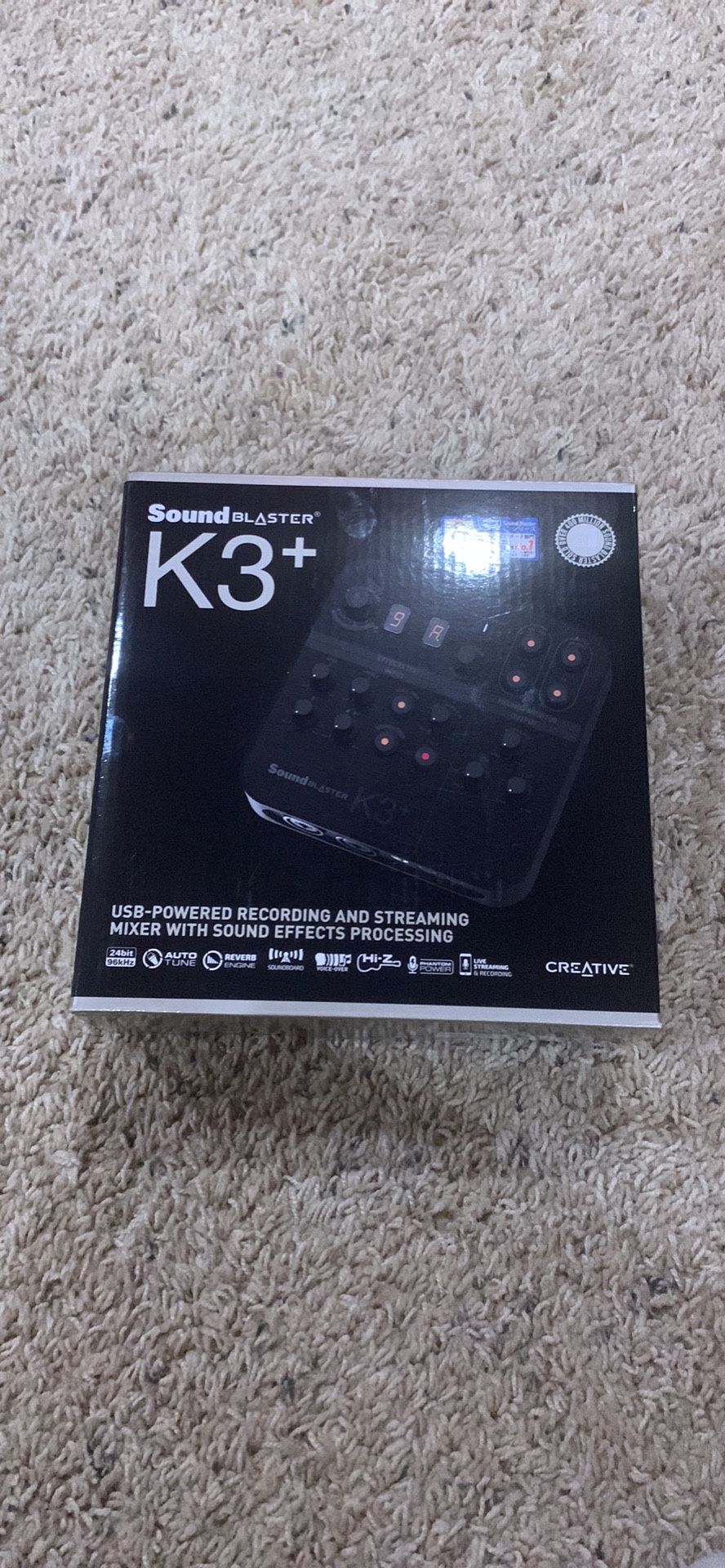 Creative Sound Blaster K3+ Audio Mixer