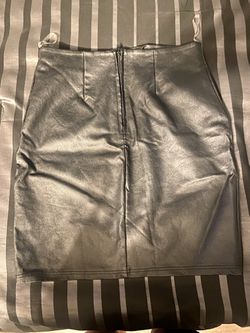 Windsor Leather Mini Skirt Thumbnail