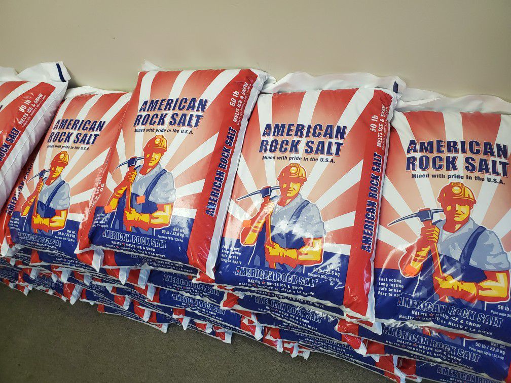 American Rock Salt 50 Lbs. Bags