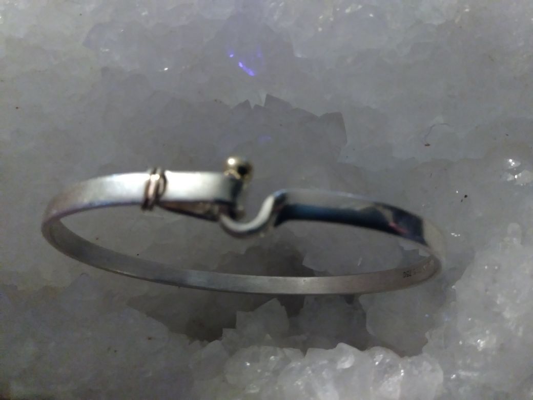 Tiffany & Co. bangle bracelet 925 silver 750 gold
