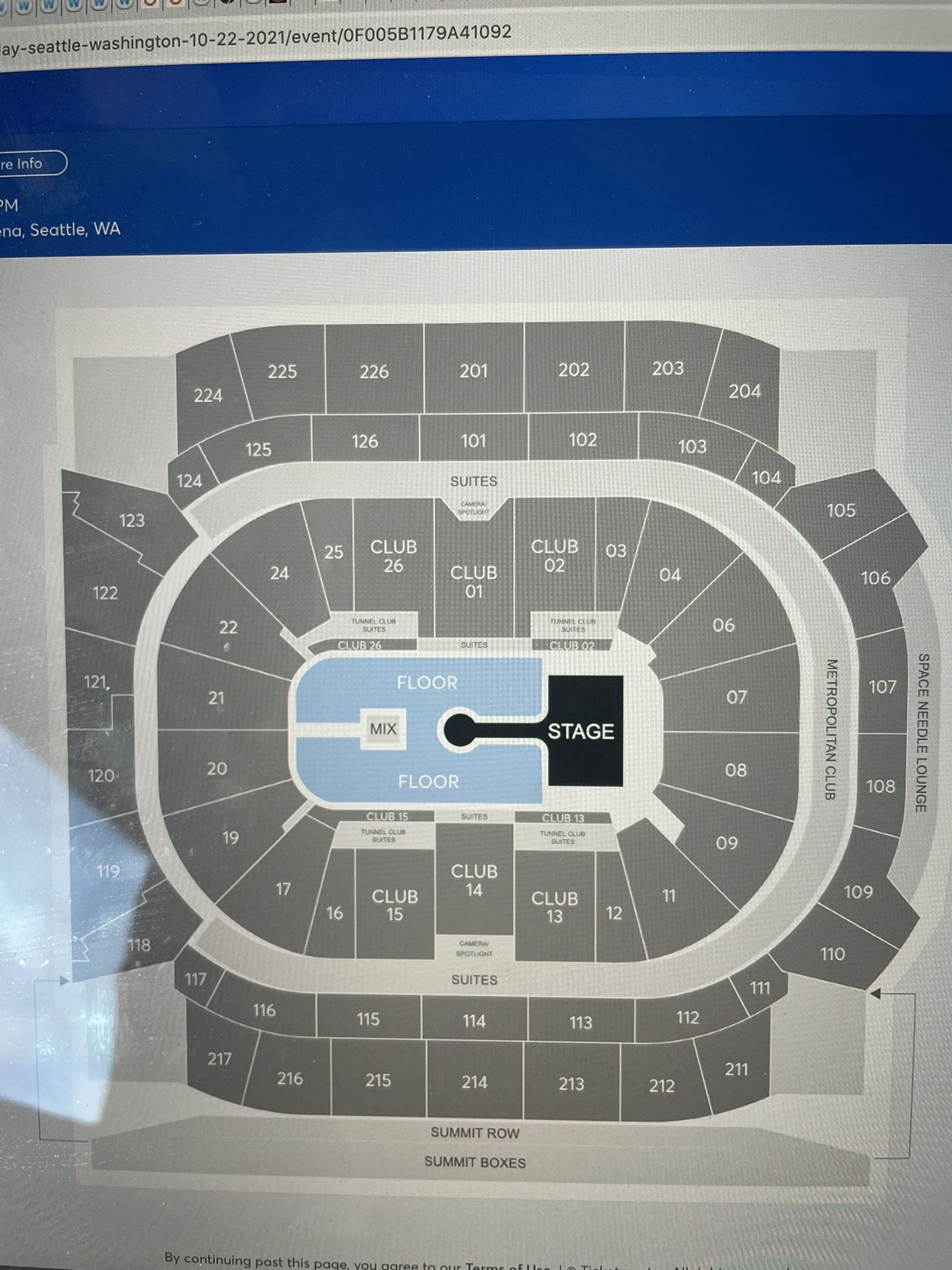 2 Coldplay Tickets General Floor Admission