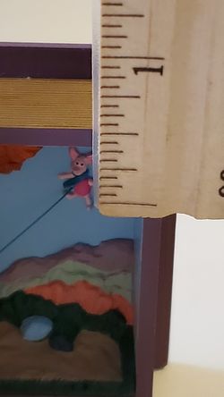 Cute@ For Minature Lovers! Winnie The Pooh Flying Piglet As A Kite! Book Shaped Thumbnail