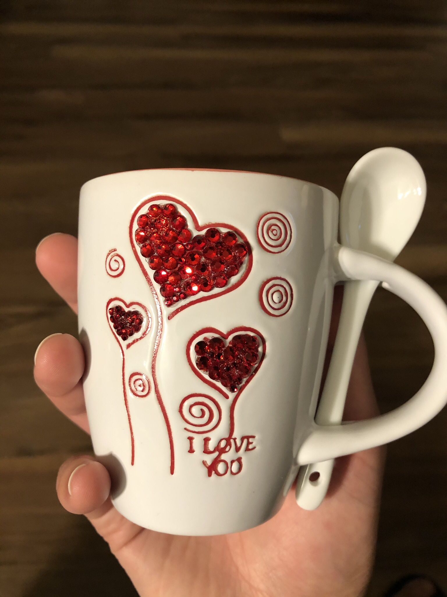 New Rhinestoned Tea Cups $10 each