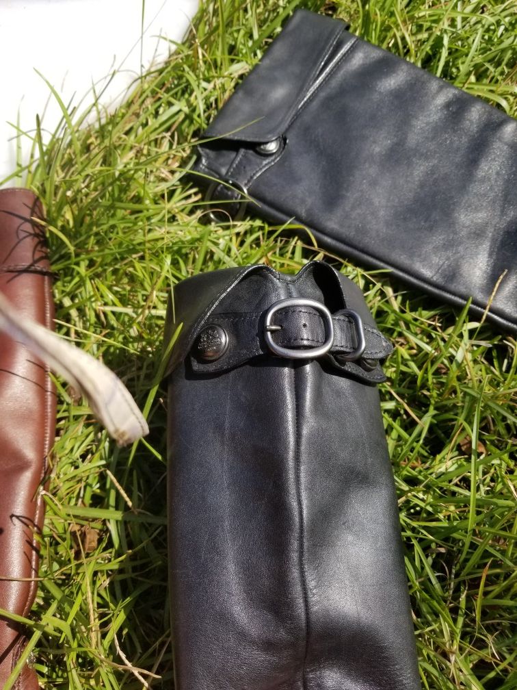 Coach women's leather boots