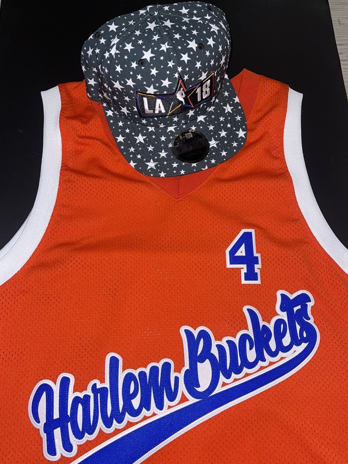 HALLOWEEN Basketball fit Kyrie Harlem Buckets Shaqnosis shoes LA All Star cap⭐️