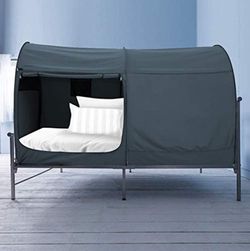 Queen Indoor Bed Canopy Tent For Privacy And Calm Thumbnail