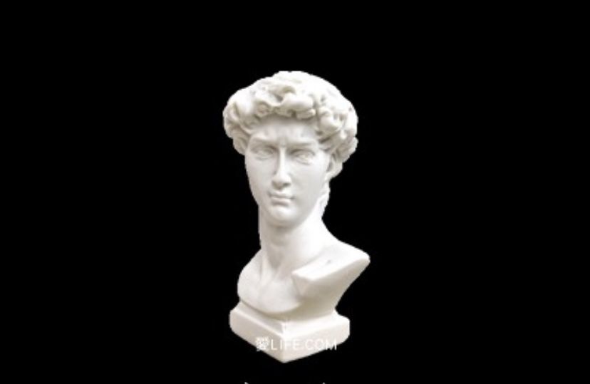 Nordic Style Drawing Practice Crafts Sculpture Plaster Bust