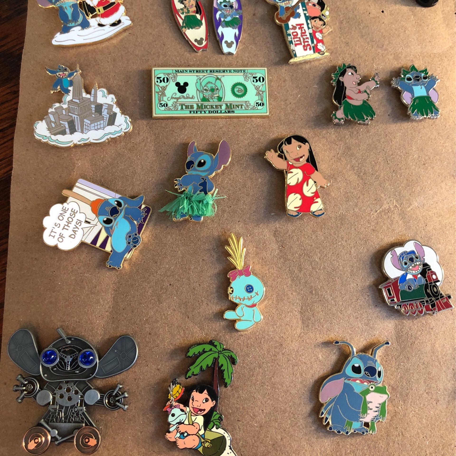 Lilo & Stitch Disney Pin Collection