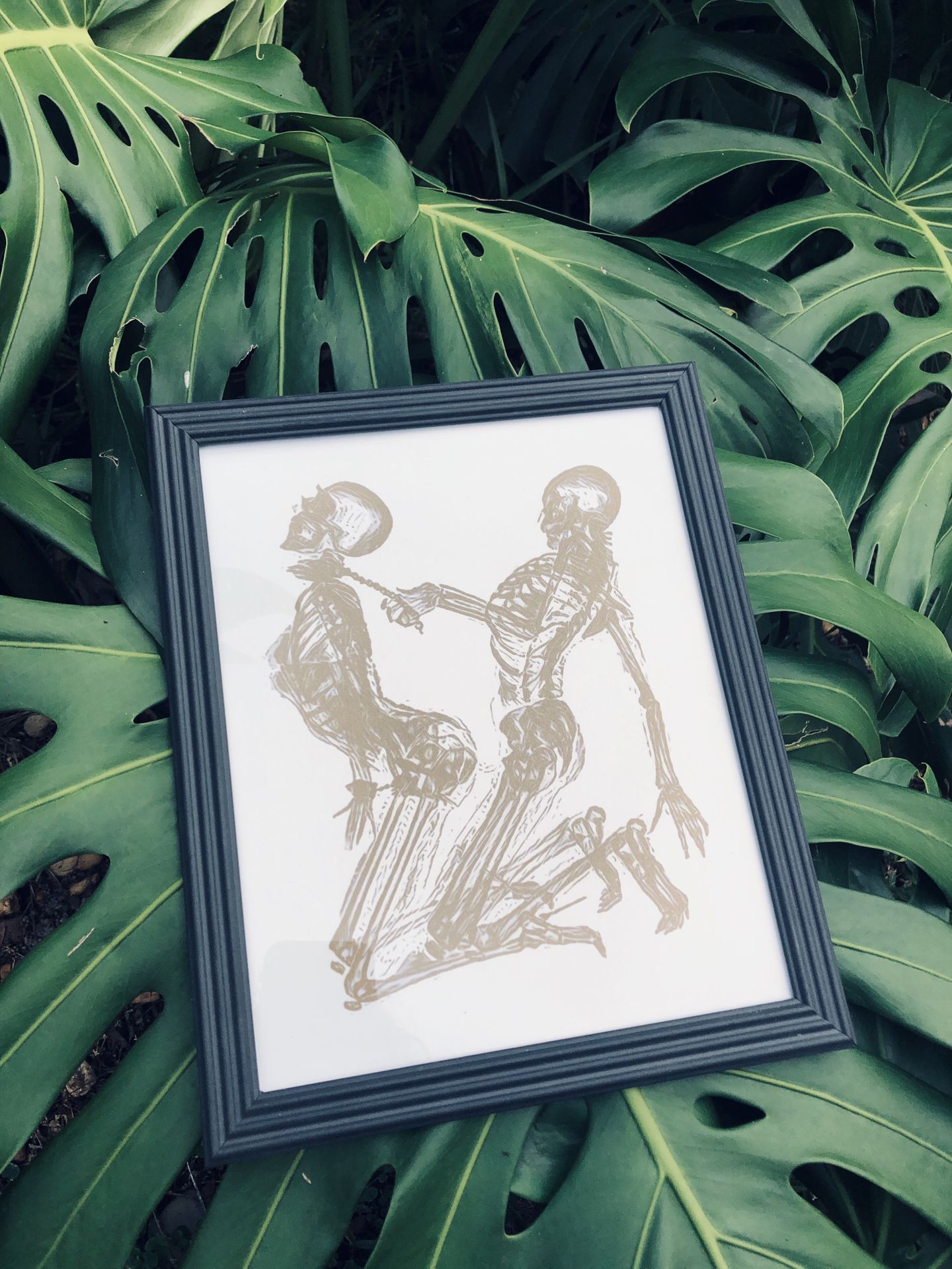 Sexy Kinky Skeleton 8x10 Framed Art Print