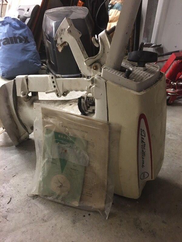 sears ted williams outboard motor 7.5 hp fuel