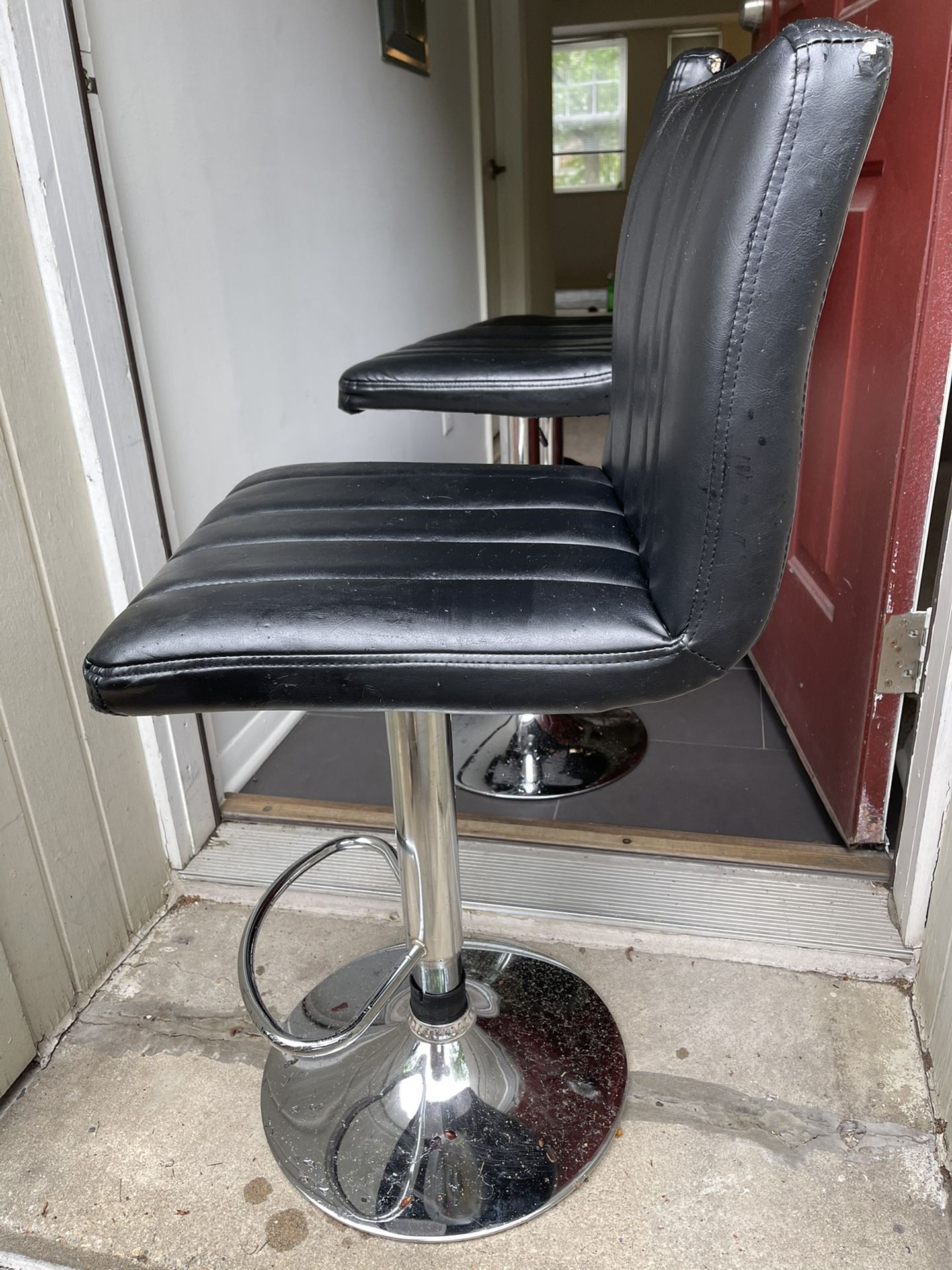 Bar stools 3 Set square shaped