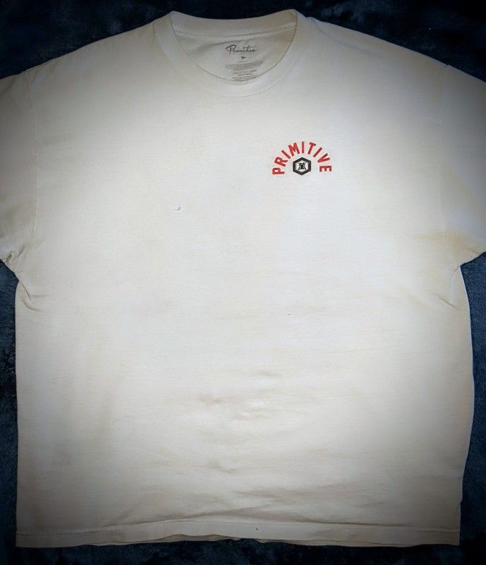 PRIMITIVE SKATEBOARDING T Shirt. XXL