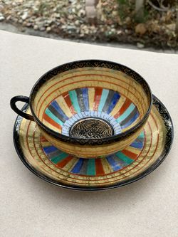 Beautiful Antique Tea Cup Hand painted Thumbnail