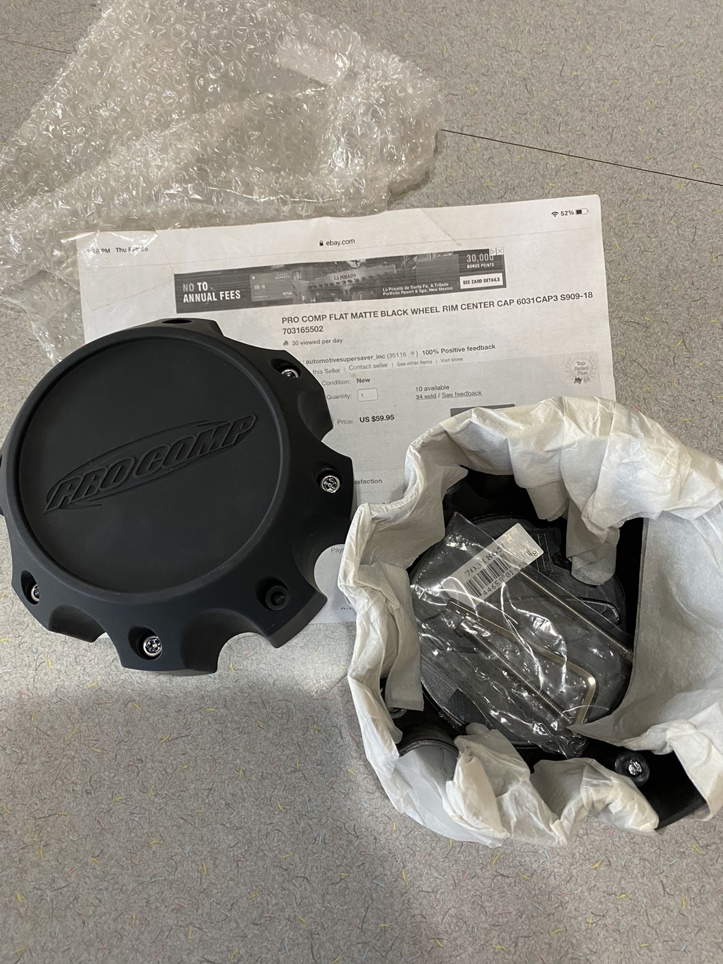 Pro Comp Wheel Rim Center Caps (2)