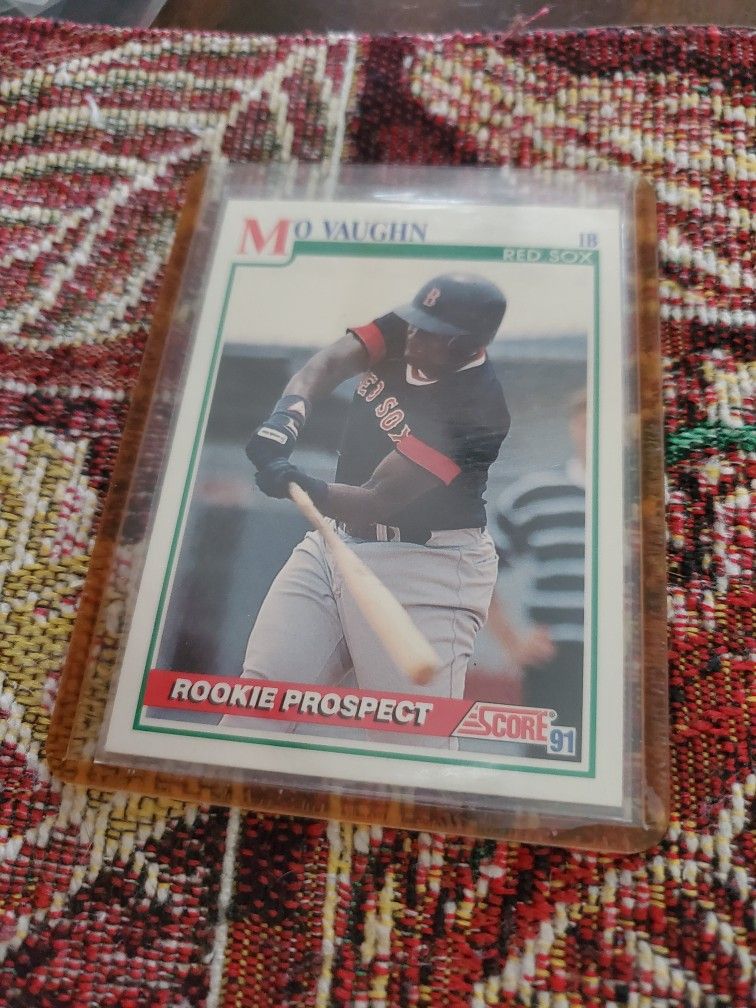 Boston Red Sox Mo Vaughn Rookie Baseball Cards Lot
