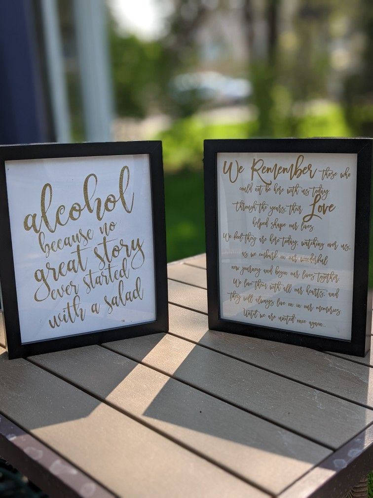 Various Wedding Items!