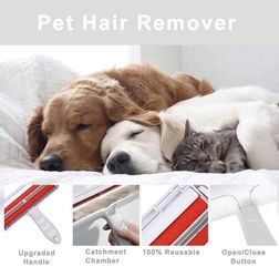 Reusable Hair Remover Roller for Dog and Cat! (RED) Thumbnail