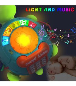 Music Turtle Kids Toy with Lights, Animal Sounds, Number Letter Telephone 3m - 3y Thumbnail