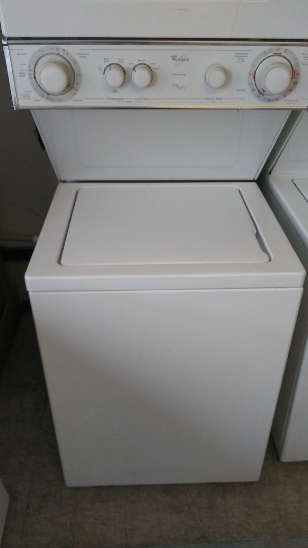 Whirlpool Stackable washer and gas dryer for Sale in Houston, TX OfferUp
