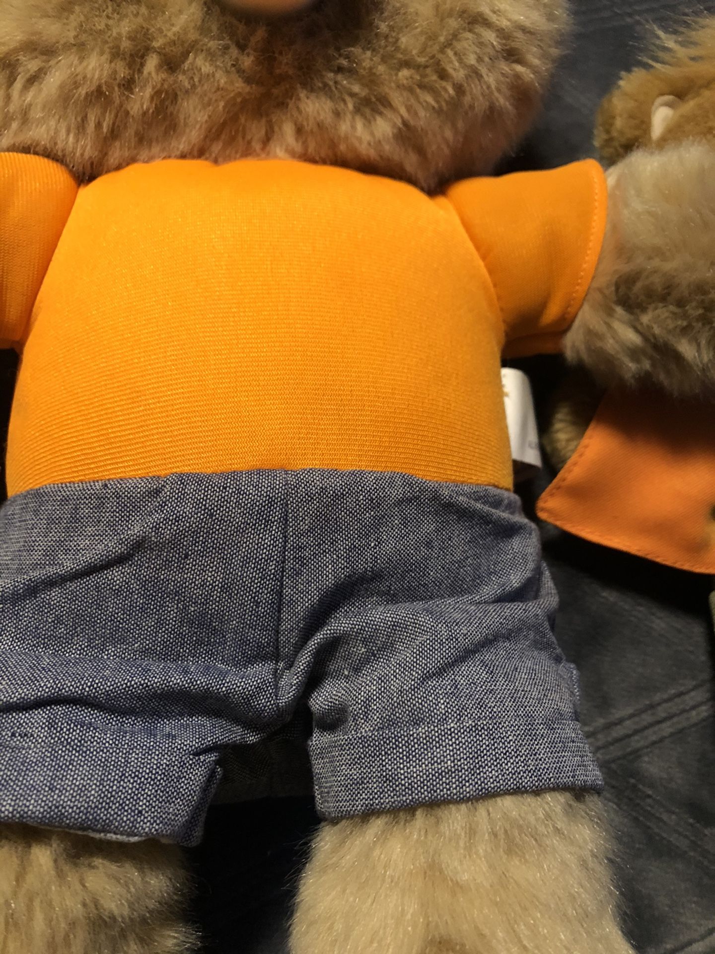Teddy Ruxpin Lot Of 2 TASTED Big One No Batteries Included , Small One Batteries Included
