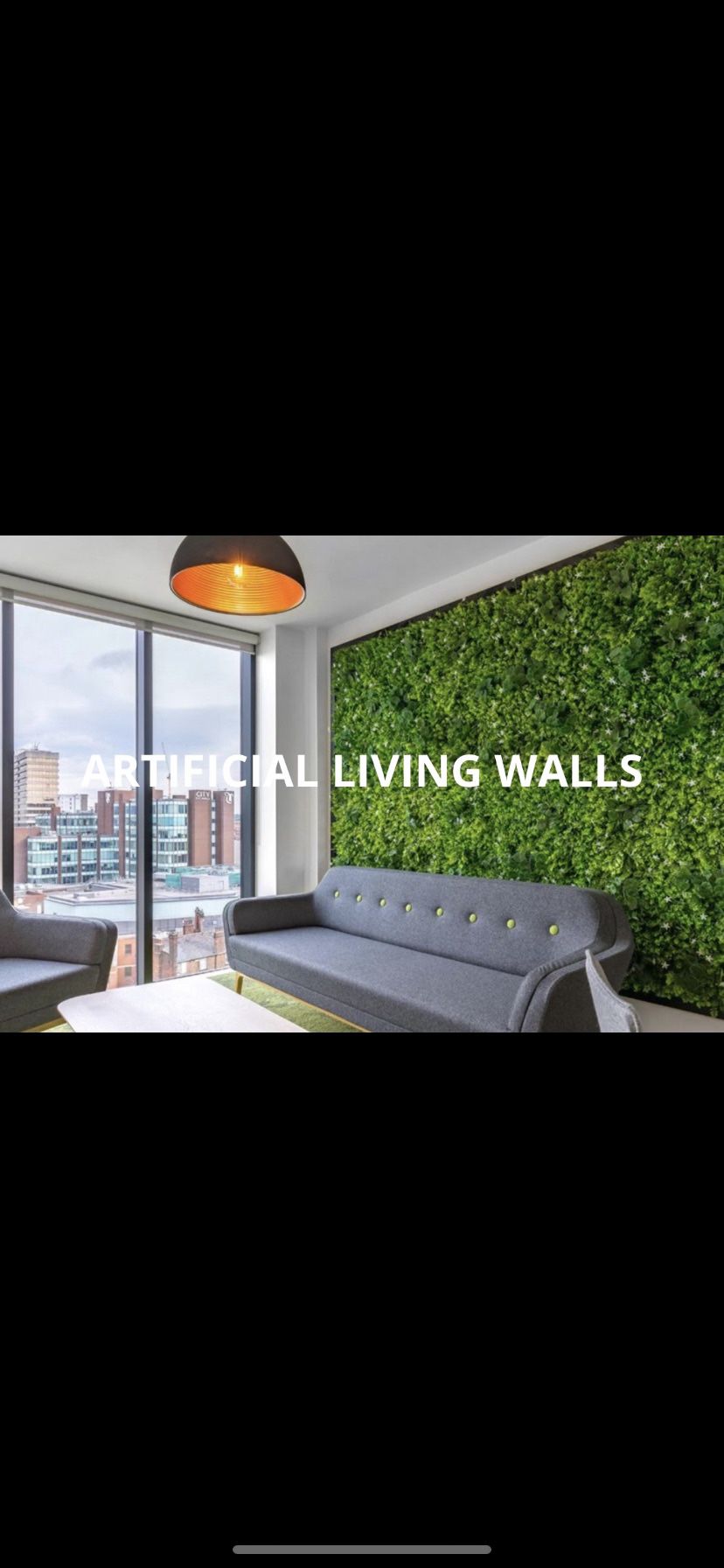 Artificial Ivy Wall Coverings Garden Panels 