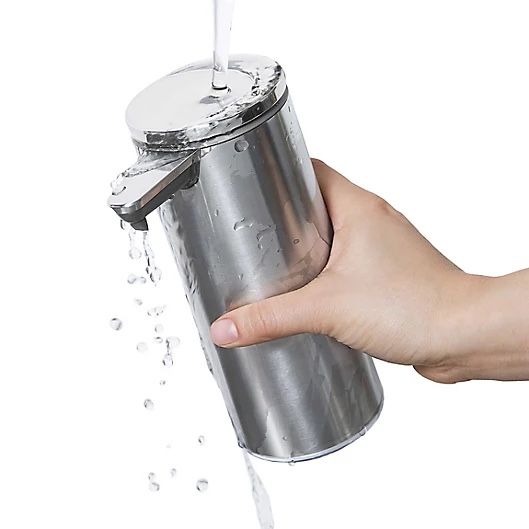 simplehuman® Touchless Sensor Soap/Sanitizer Pump in Brushed Stainless Steel