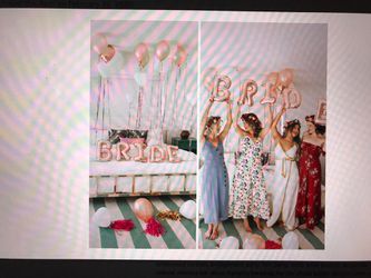 Birthday Bridal Wedding Party Decorations balloons confetti rose gold party supplies decorations Thumbnail