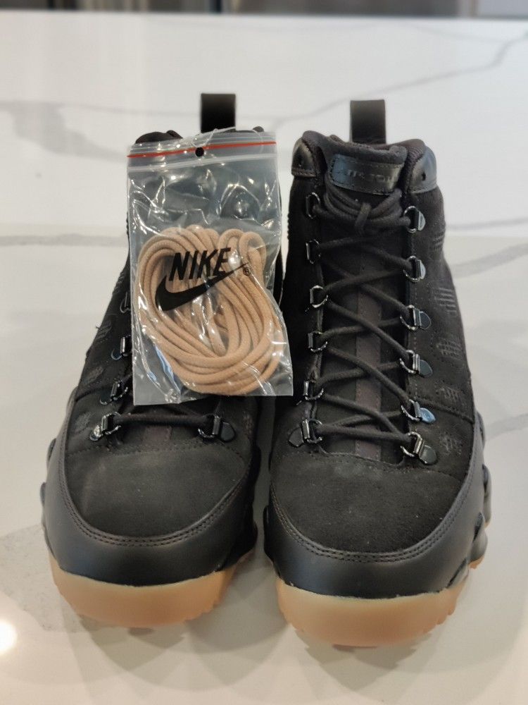 Air Jordan 9 Boot NRG. Black And Gum Men's 10