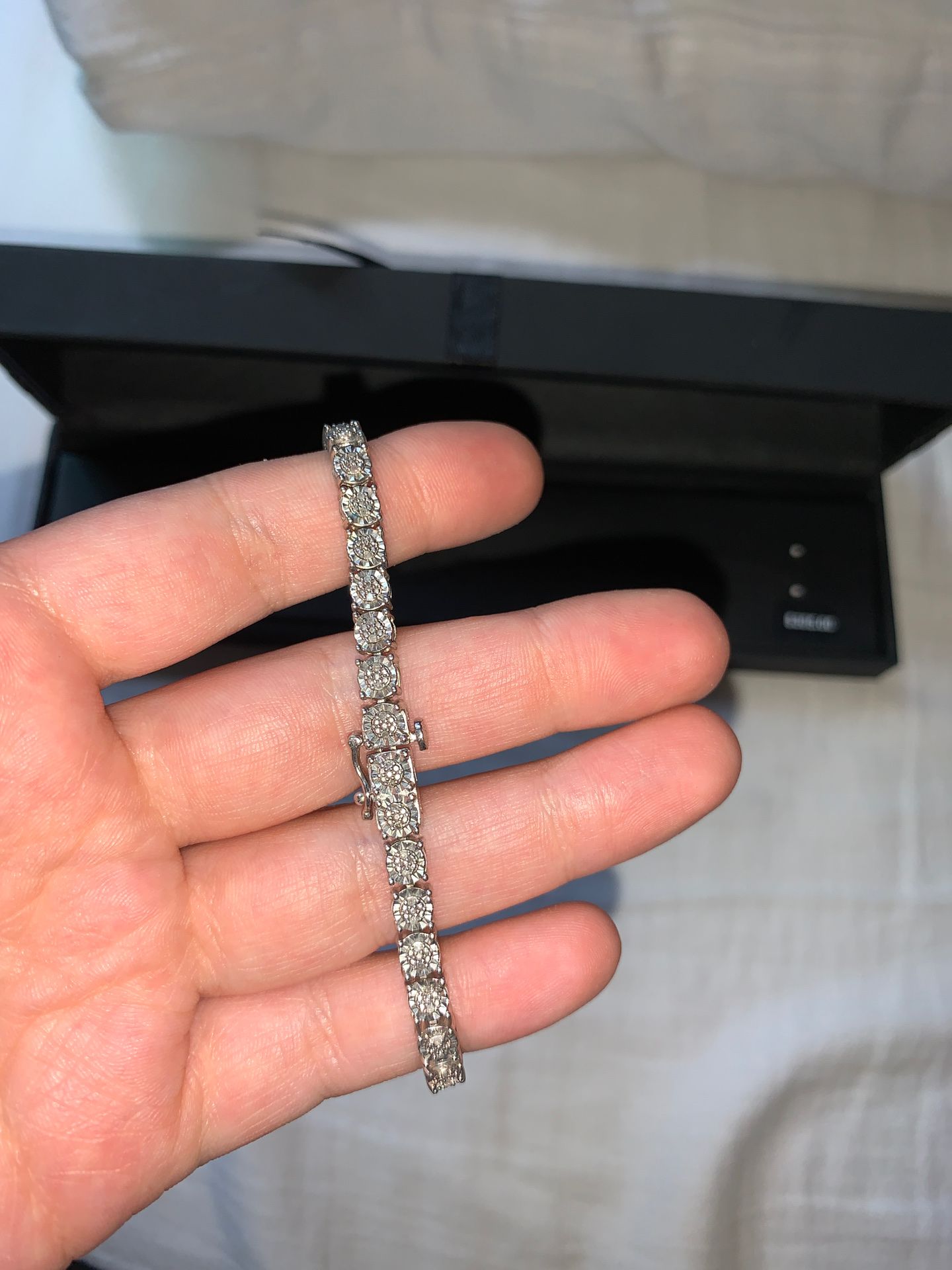 Kohl’s Sterling Sliver 1/4 ct. Diamond Tennis Bracelet