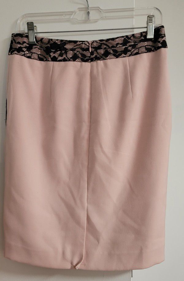 Pink And Black Skirt