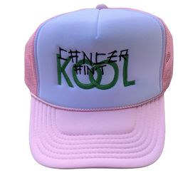CANCER AINT KOOL TRUCKER HATS (New) Thumbnail