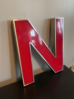 Metal And Glass “N” Letter Thumbnail