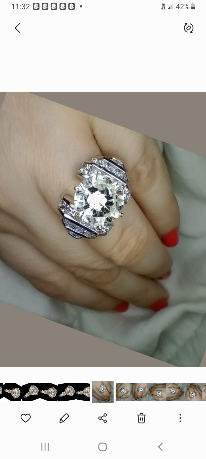 5 carat platinum diamond engagement ring