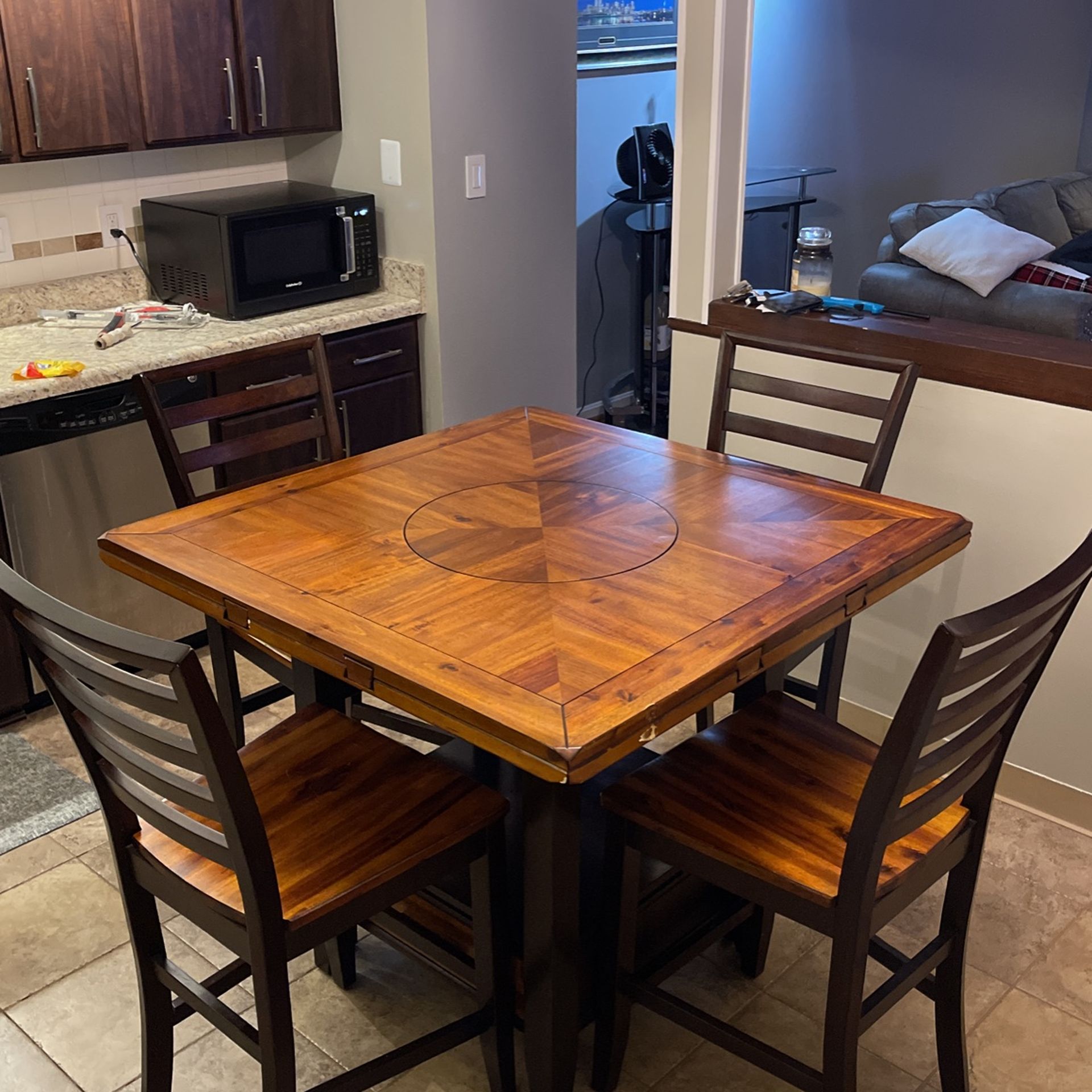 Hard Wood Kitchen Table