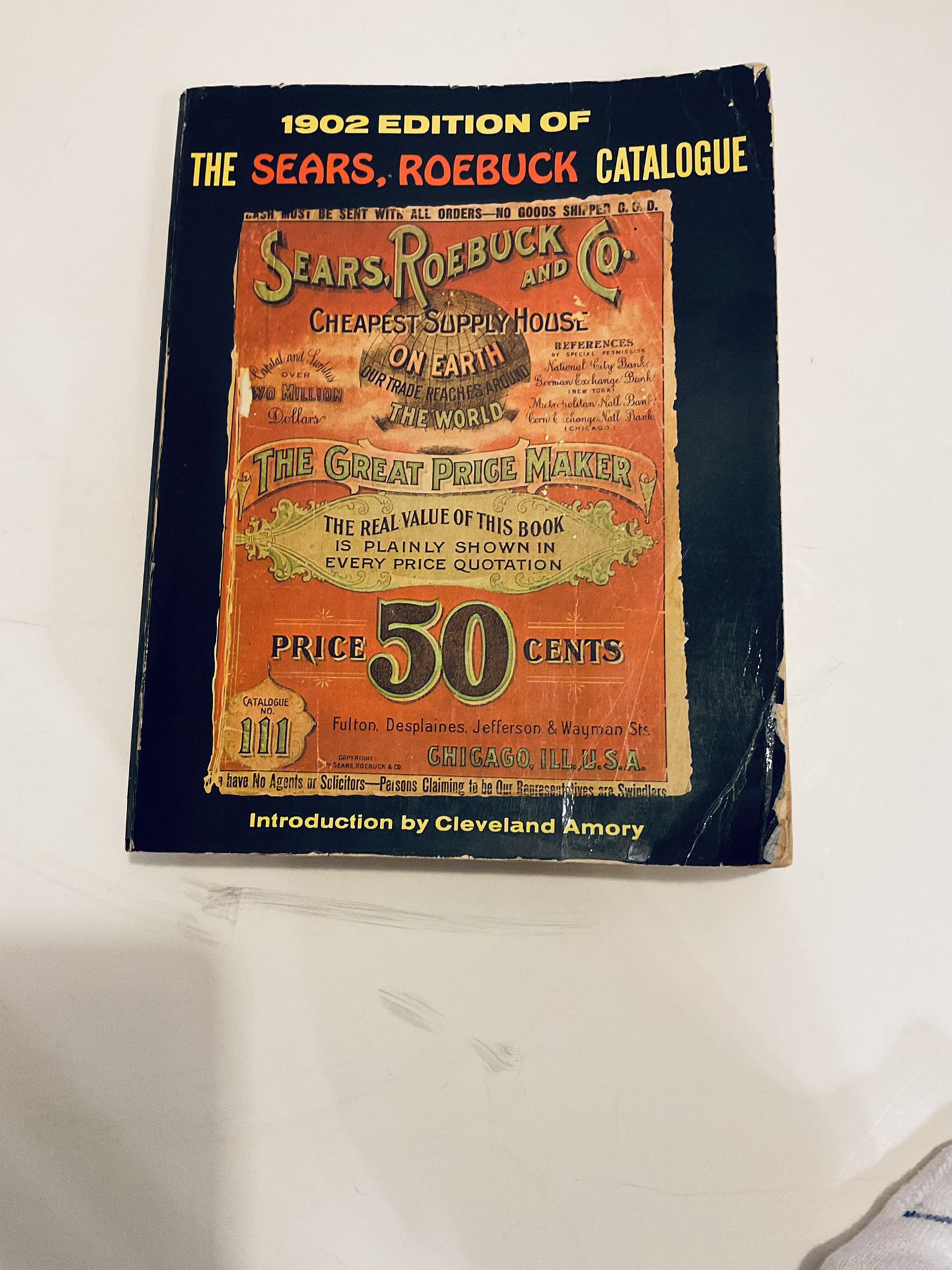 1969 REPRO OF A 1902 SEARS,  ROEBUCK CATALOG./OVER 1100 PAGES OF FASCINATING ITEMS & PRICES