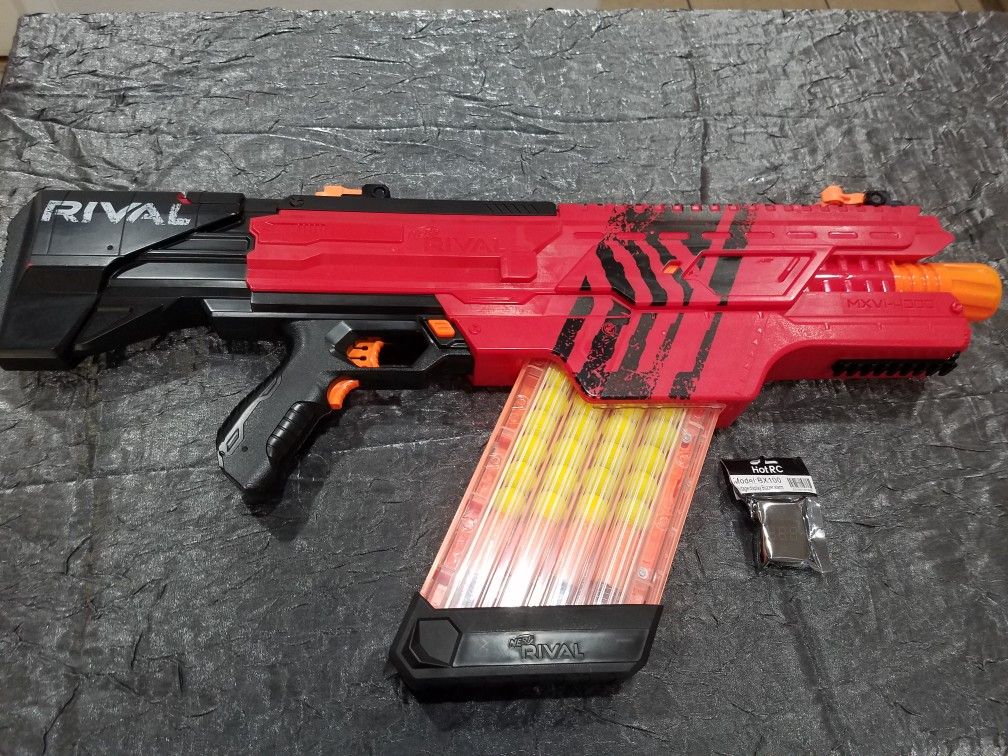 Nerf Rival Khaos MXVI-4000 blaster -modified / modded for lipo for Sale ...