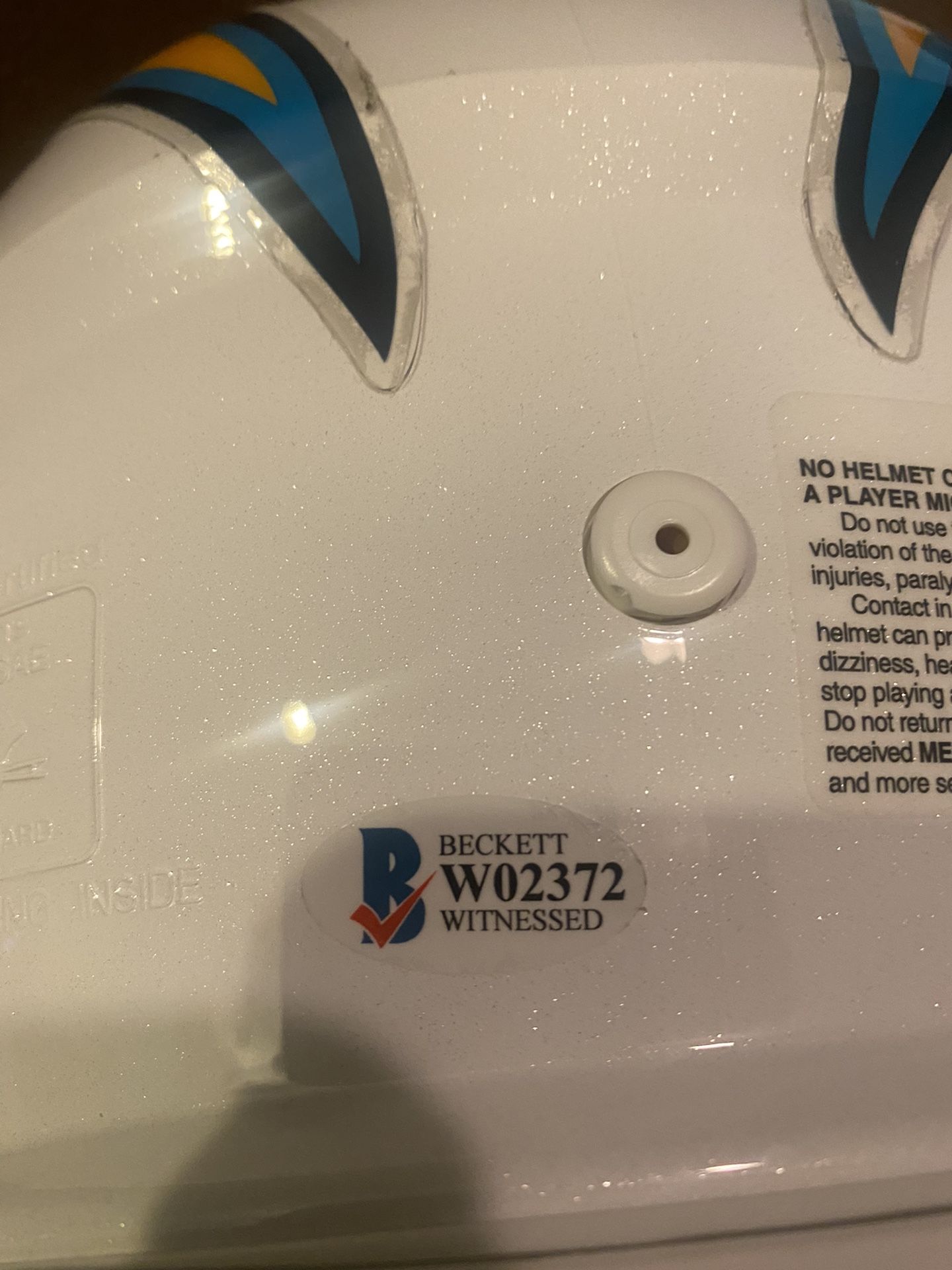 LaDainian Tomlinson Signed Authentic Chargers Helmet