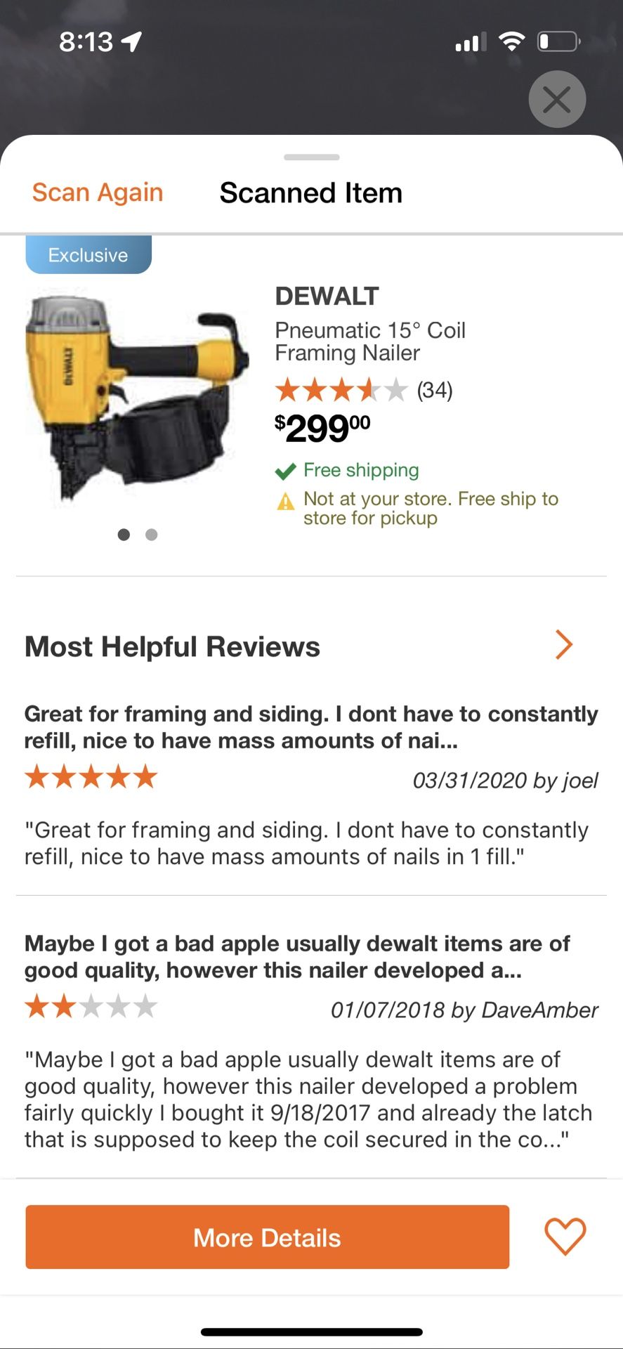 15 Degrees Coil Framing Nailer