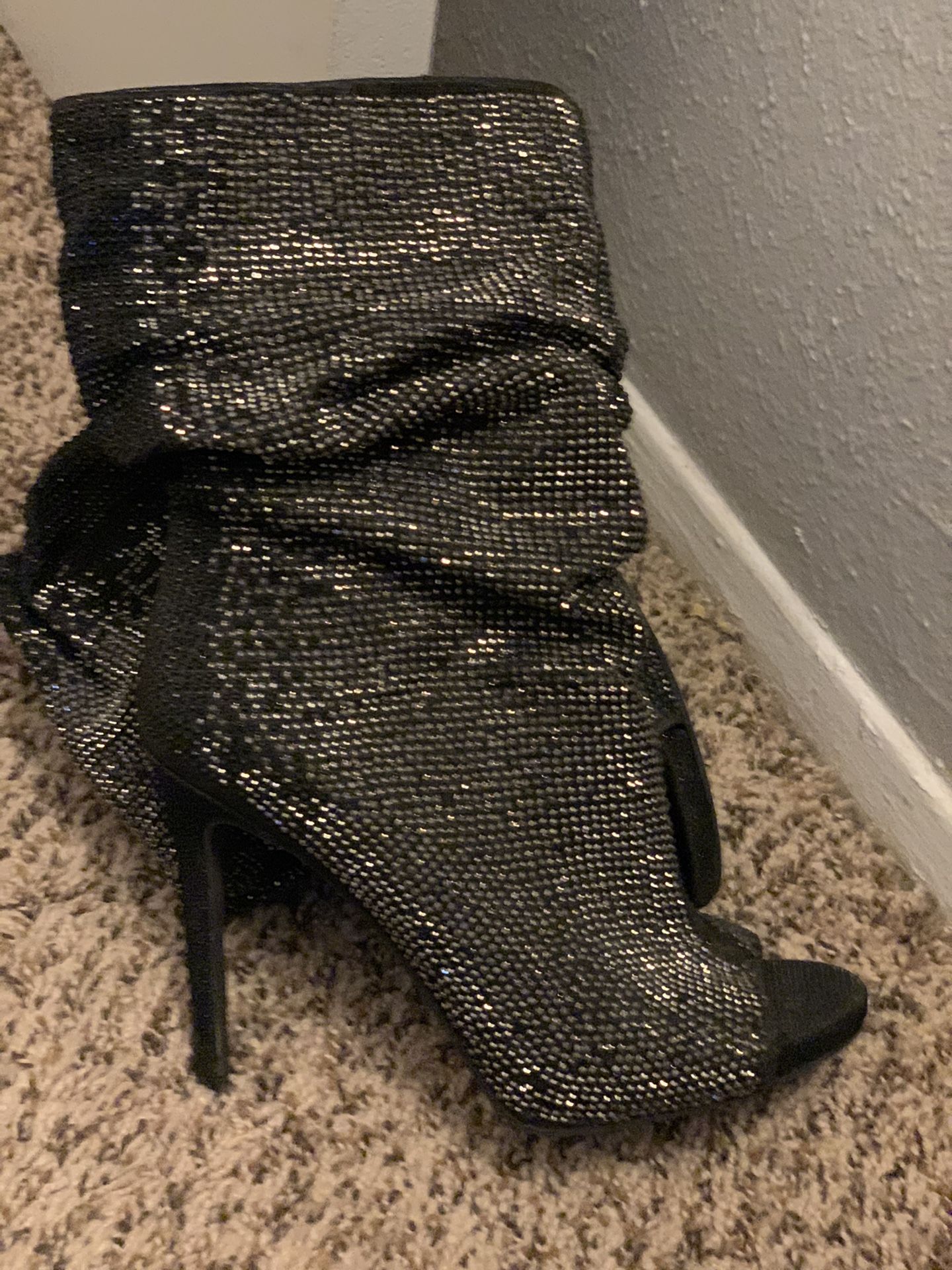 Jessica Simpson Rinstone Stiletto Booties