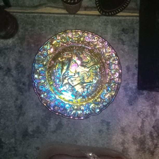 Carnival Glass Plates