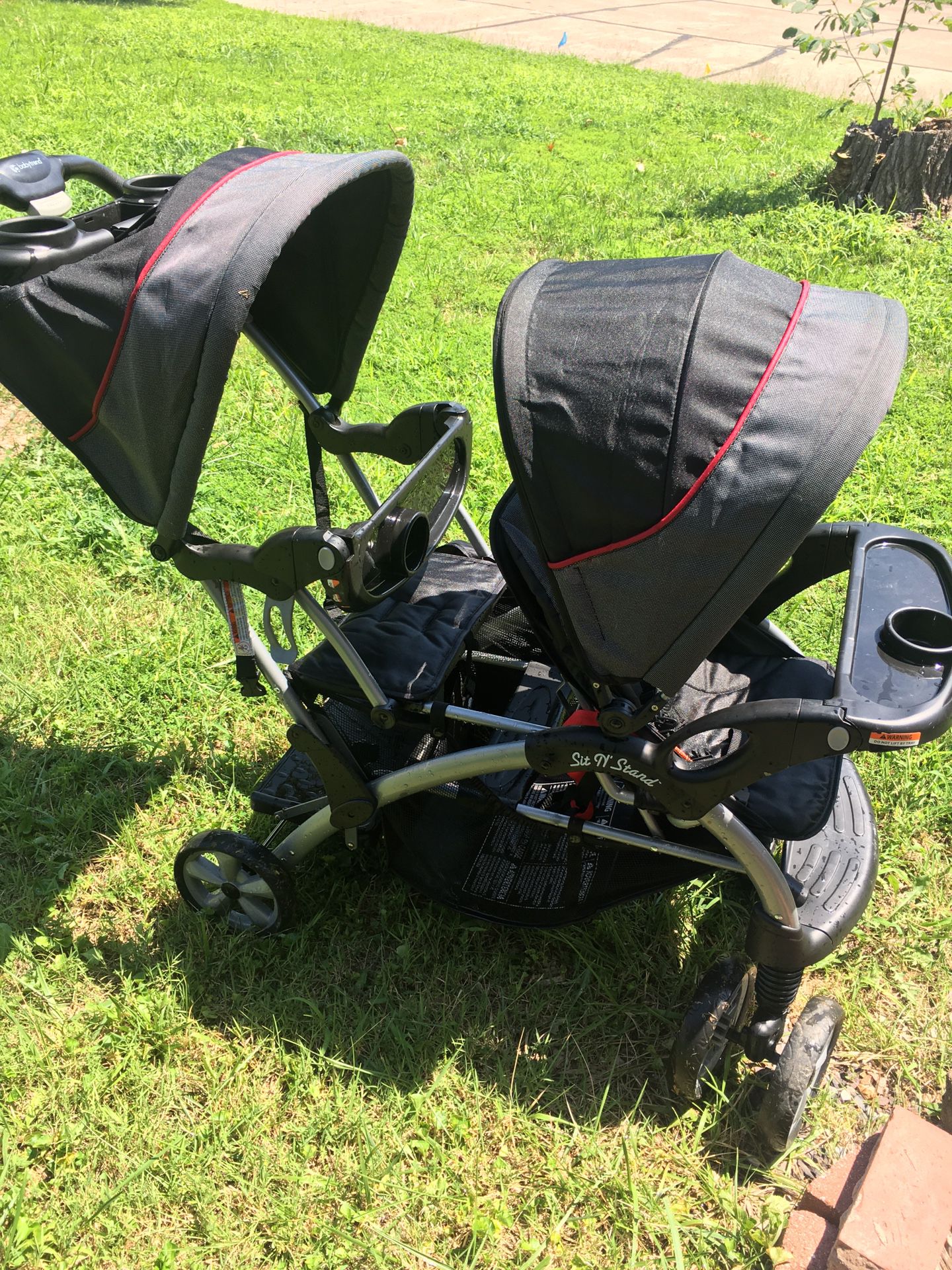 Sit and Stand Double Stroller