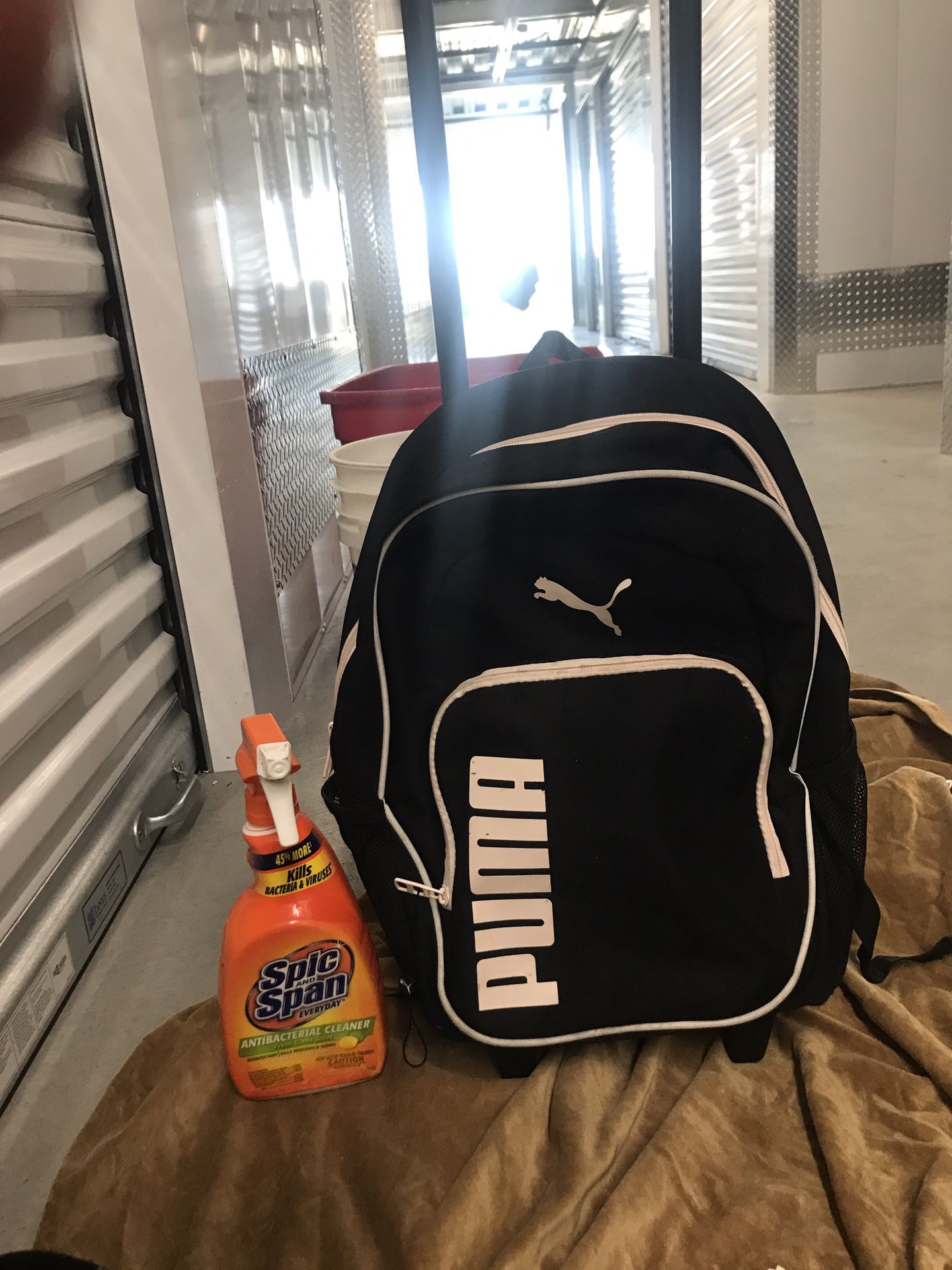 Boys Puma Rolling Backpack